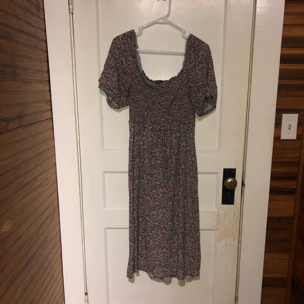 Wild fable midi. Floral.
